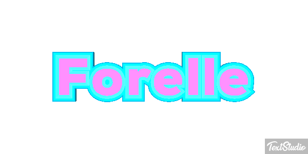 Forelle Texteffekt