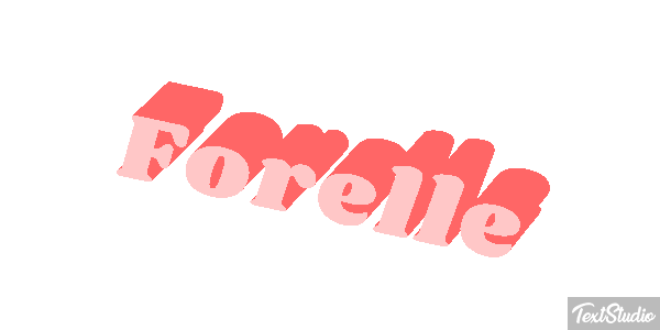 Forelle Texteffekt