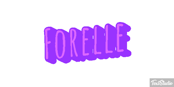 Forelle Texteffekt