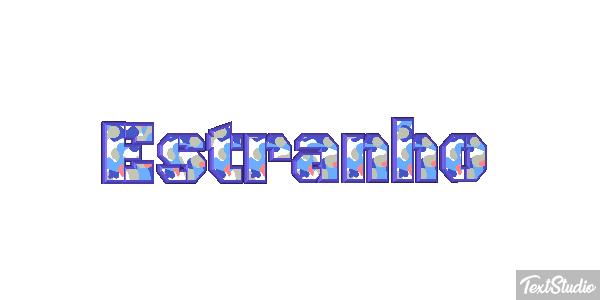 Estranho Text effect