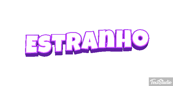 Estranho Text effect