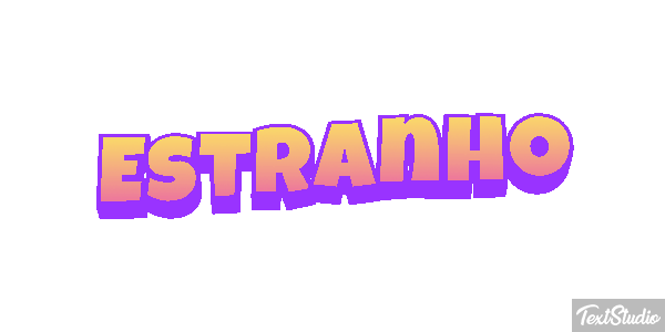Estranho Text effect