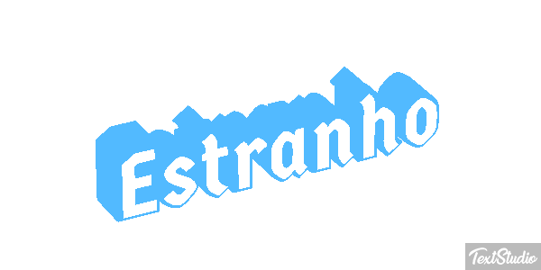 Estranho Text effect
