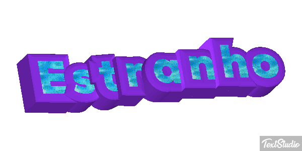 Estranho Text effect