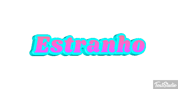 Estranho Text effect