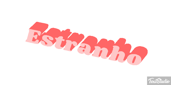 Estranho Text effect