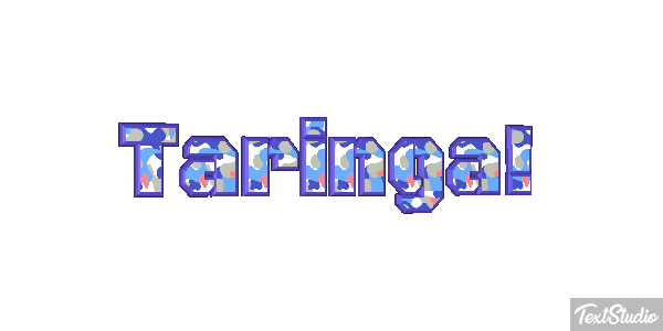 Taringa! Text effect