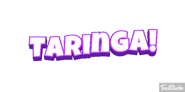 Taringa! Text effect