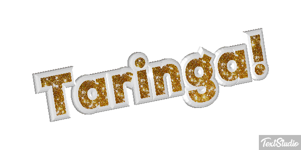 Taringa! Text effect