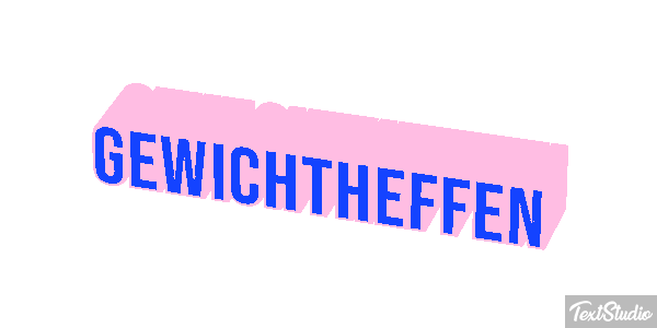 Gewichtheffen Tekst effect