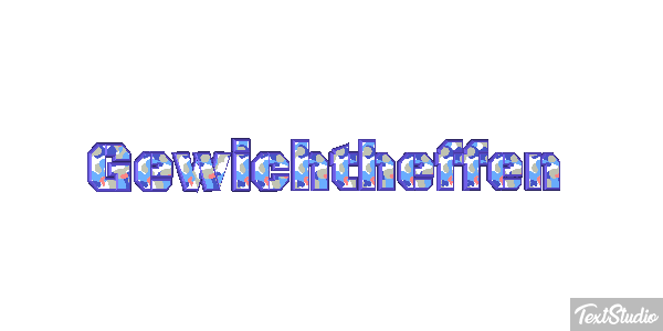 Gewichtheffen Tekst effect
