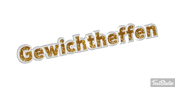 Gewichtheffen Tekst effect
