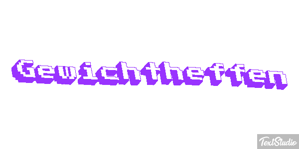 Gewichtheffen Tekst effect