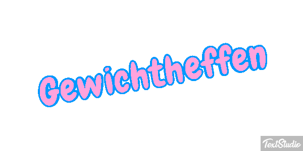Gewichtheffen Tekst effect