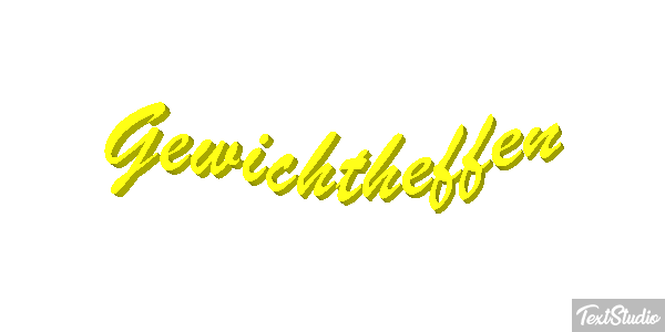 Gewichtheffen Tekst effect