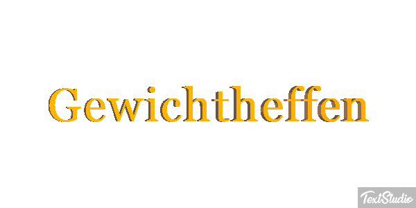Gewichtheffen Tekst effect