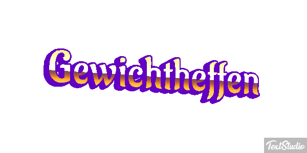 Gewichtheffen Tekst effect