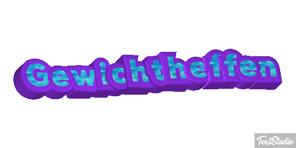 Gewichtheffen Tekst effect