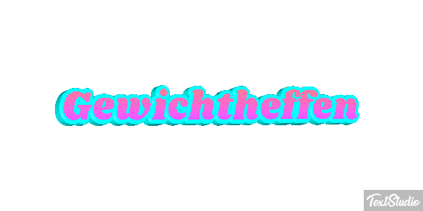 Gewichtheffen Tekst effect