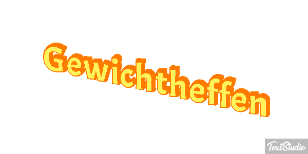 Gewichtheffen Tekst effect