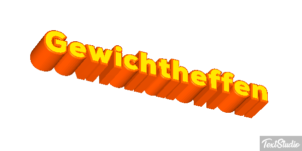 Gewichtheffen Tekst effect
