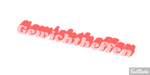 Gewichtheffen Tekst effect