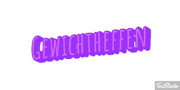 Gewichtheffen Tekst effect