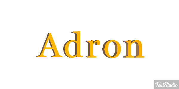 Adron Efecto de texto