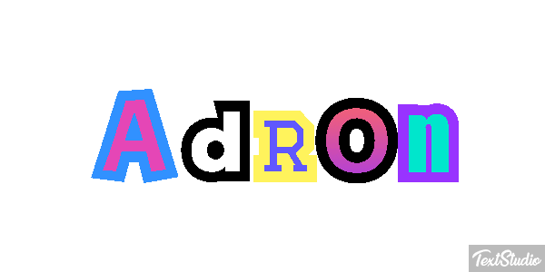 Adron Efecto de texto