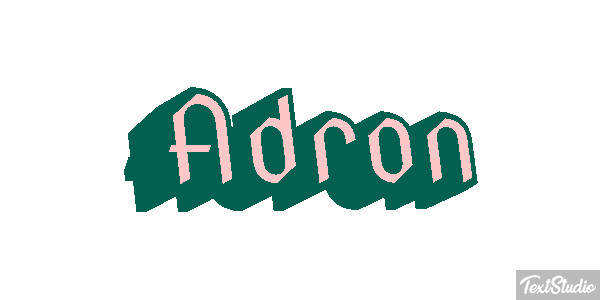 Adron Efecto de texto
