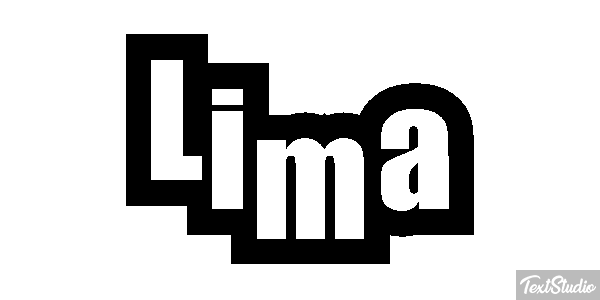 Lima Efeito do texto