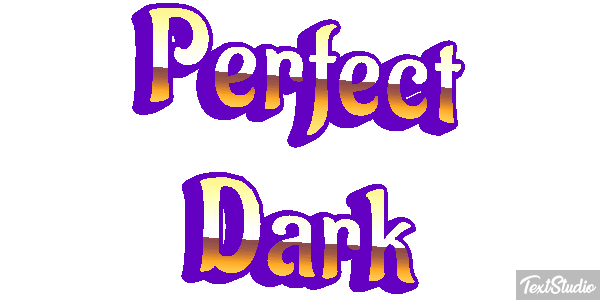 Perfect Dark Effet de texte