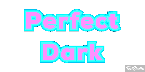 Perfect Dark Effet de texte