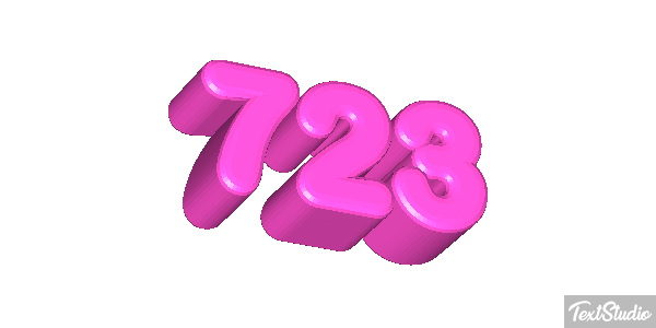723 Texteffekt
