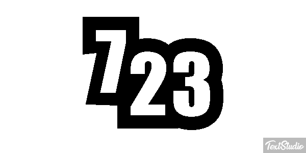 723 Texteffekt