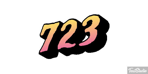723 Texteffekt