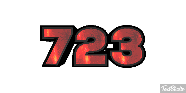 723 Texteffekt