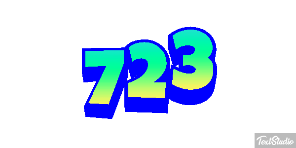 723 Texteffekt