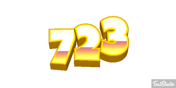 723 Texteffekt