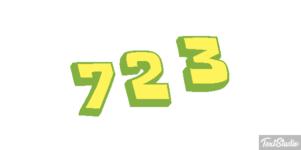 723 Texteffekt