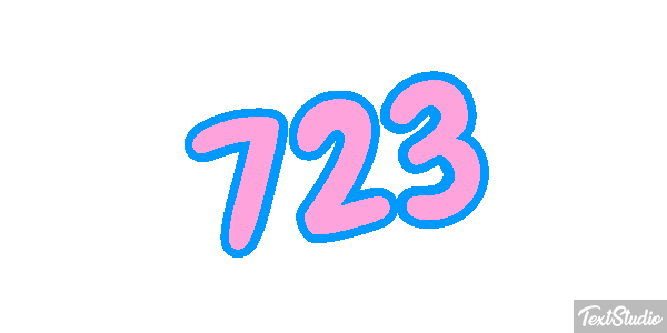 723 Texteffekt