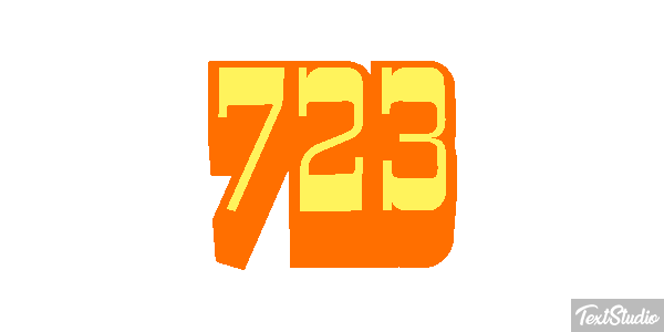 723 Texteffekt