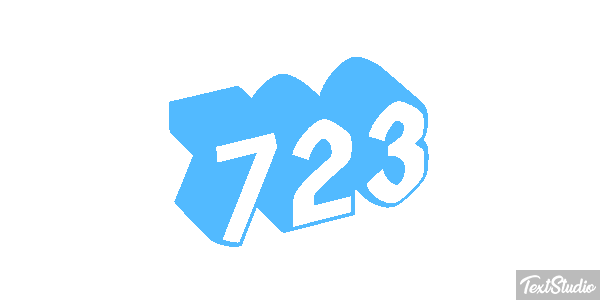 723 Texteffekt