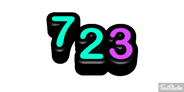 723 Texteffekt