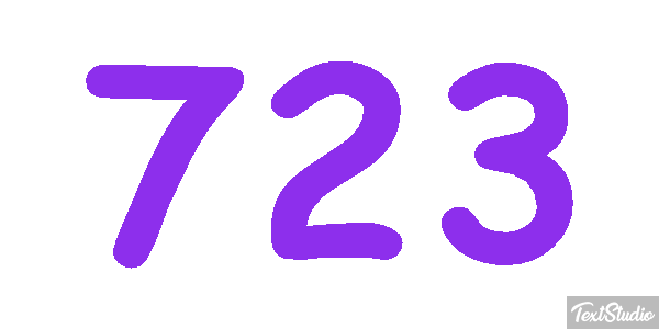 723 Texteffekt
