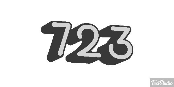 723 Texteffekt