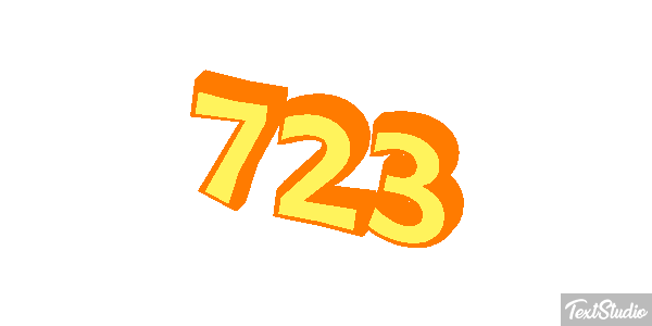 723 Texteffekt