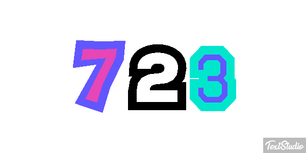 723 Texteffekt