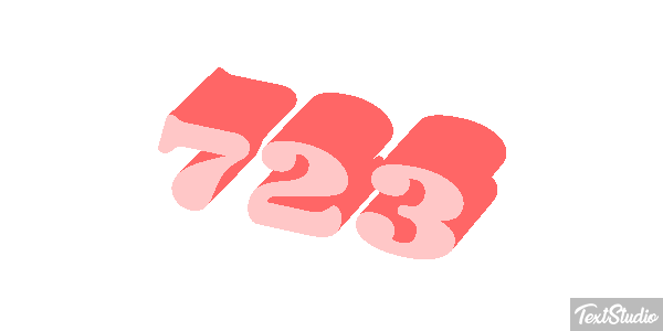 723 Texteffekt