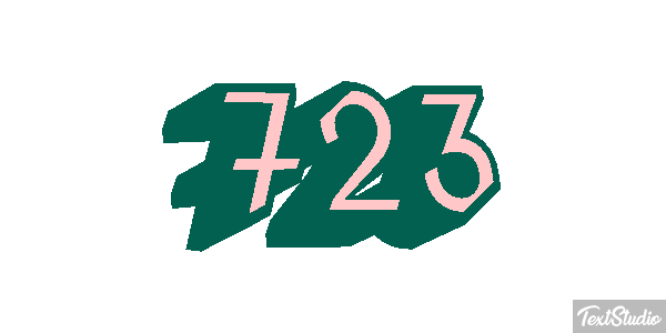723 Texteffekt